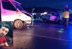 İşçi servisiyle çarpışan otomobilin sürücüsü öldü