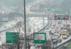 İstanbul'da trafik yoğunluğu