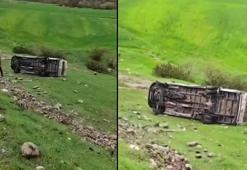 Şırnak’ta öğrenci servisi şarampole devrildi: 5 yaralı