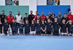 Milli sporcular 'Budapeşte Cimnastik Cup' yarışması hazırlıklarını Malatya'da sürdürüyor