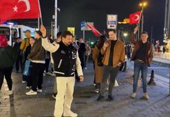 A Milli Takım'ın Dünya Kupası’na katılması Taksim'de kutlandı