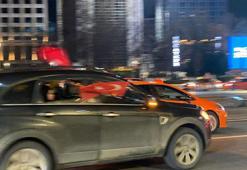 A Milli Takım'ın Dünya Kupası’na katılması Kızılay’da kutlandı