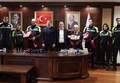 Bahçelievler'de, 3 aylık bebeği hastaneye ulaştıran zabıta ekibi ödüllendirildi