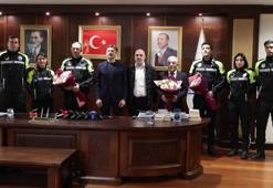 Bahçelievler'de, 3 aylık bebeği hastaneye ulaştıran zabıta ekibi ödüllendirildi