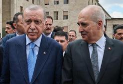 Cumhurbaşkanı Erdoğan, TBMM Başkanı Kurtulmuş'u ziyaret etti