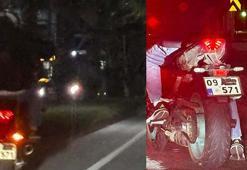 Plakasını gizleyen motosiklet sürücüsüne ceza yağdı