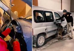 Direksiyon aksamına zulalanmış 762 gram skunk ele geçirildi