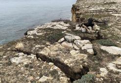 Polente Burnu'nda çökmeler meydana geldi