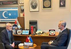 Cumhurbaşkanı Başdanışmanı Topçu, Ukrayna Büyükelçisi Celal ile görüştü