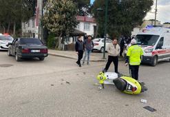Otomobil ile motosiklet çarpıştı: 4 yaralı