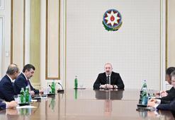 Cumhurbaşkanı Yardımcısı Yılmaz, Azerbaycan Cumhurbaşkanı Aliyev ile görüştü