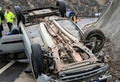 Malatya’da otomobil takla attı: 5 yaralı