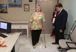 ‘Yürüyemezsin’ denilen Natalya, Türkiye’deki tedaviyle yürüyüşe çıktı