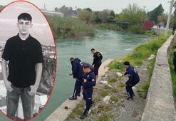 Mersin'de Berdan Çayı'na atlayan genç, suda kayboldu