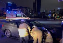 Kartal’da iki otomobil çarpıştı: 4 yaralı