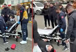 Esenyurt’ta trafik tartışmasında üzerine otomobil sürdüğü motokuryeyi yaraladı