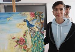 Şırnaklı Hüsam, resimleriyle ABD’nin prestijli sanat okuluna birinci sıradan ve tam burslu kabul aldı