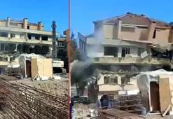 Avcılar’da kentsel dönüşüme giren bina tek darbeyle yıkıldı