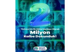 Hayat Finans, 2 milyon kullanıcıya ulaştığını duyurdu