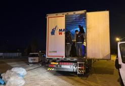 Durdurulan TIR’da 18 kaçak göçmen yakalandı