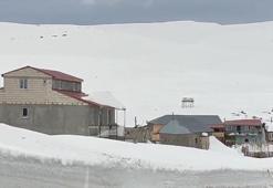 Havalar ısındı, Bülbülan Yaylası'nda kışın kara gömülen evler ortaya çıktı