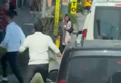 Beyoğlu'nda tartıştığı motosikletliyi bıçaklayan minibüs şoforü kamerada