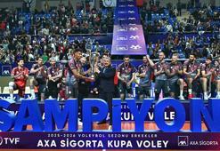 AXA Sigorta Kupa Voley’de şampiyon Ziraat Bankkart