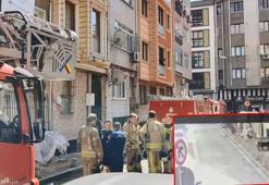 Fatih'te yangın çıkan binanın 3. katından atlayan kişi ağır yaralandı