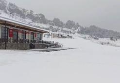 Keltepe, beyaza büründü