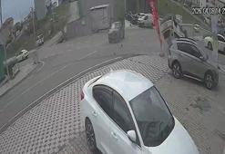 İki cipin çarpıştığı kaza kamerada: 7 yaralı