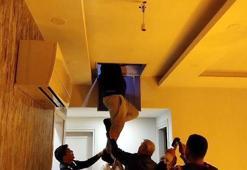19 yıl hapisle aranan hükümlü saklandığı tavan arasında yakalandı
