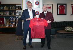 Kırkpınar ağası Ufuk Özünlü, TFF Başkanı Hacıosmanoğlu ve Başkan Vekili Otyakmaz'ı ziyaret etti