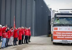 Türk Kızılay'dan, İran'a 4 TIR insani yardım