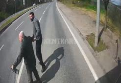 Kocaeli’de otobüs şoförü yaşlı adamı yolun karşısına geçirdi