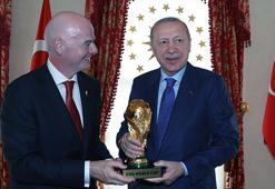 Cumhurbaşkanı Erdoğan, FIFA Başkanı Infantino’yu kabul etti