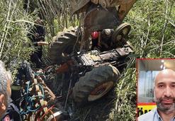 Emekli polis bahçede çalışırken devrilen traktörünün altında kalıp öldü