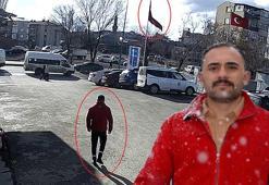 Rüzgarda dolanan bayrağı düzeltmek için 15 metrelik direğe tırmandı; o anlar görüntülendi