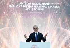 Bakan Uraloğlu: Antalya Havalimanımızın yıllık yolcu kapasitesini 35 milyondan 82 milyona yükselttik