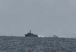 Türk balıkçı teknesini taciz eden Yunan unsurları, bölgeden uzaklaştırıldı