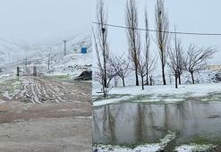 Siirt’in yüksek kesimlerinde kar yağışı
