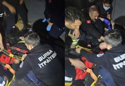 Bursa'da asansör boşluğuna düşen genç, ağır yaralandı