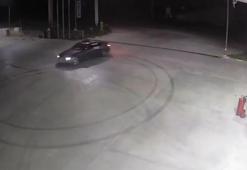 Akaryakıt istasyonunda aracı ile drift atan sürücüye 140 bin lira ceza