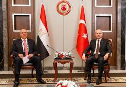 TBMM Başkanı Kurtulmuş, Mısır Temsilciler Meclisi Başkanı Badawy ile görüştü