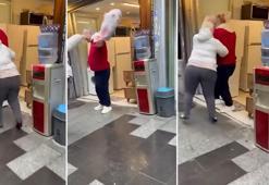 Şişli’de müşteriyle spotçu arasında 'Beni kandırdın' kavgası: Yumruk atıp poşet fırlattı