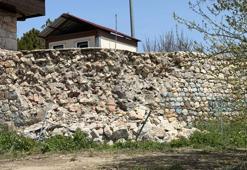 Sezar'ın 'Veni Vidi Vici' dediği Zile Kalesi’nde yağışlar nedeniyle hasar oluştu