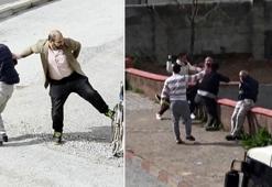 Tekerlekli sandalyedeki babasını azarlayınca mahalledeki gençler tarafından dövüldü