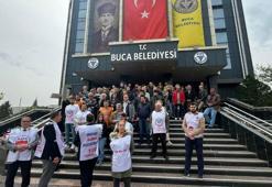 Buca Belediyesi'nde memurlar iş bırakma eyleminde