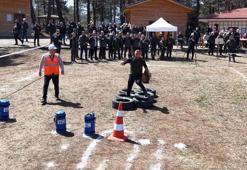 Ormancılar, zorlu parkurlarda kıyasıya yarıştı