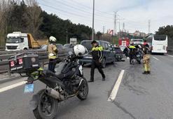 Kağıthane’de zincirleme trafik kazası; 6 araç hasar gördü