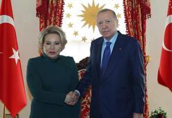 Cumhurbaşkanı Erdoğan, Rusya Federasyonu Meclis Başkanı Valentina Matviyenko'yu kabul etti